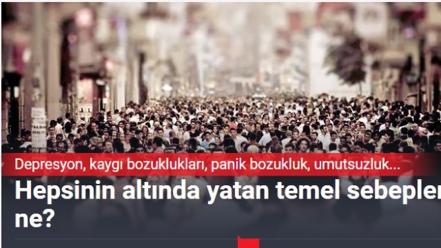 Ekonomik kriz ve ruh sağlığı